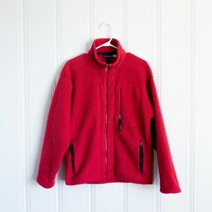 Vintage Patagonia Zip-Up Red 100% Polyester US S